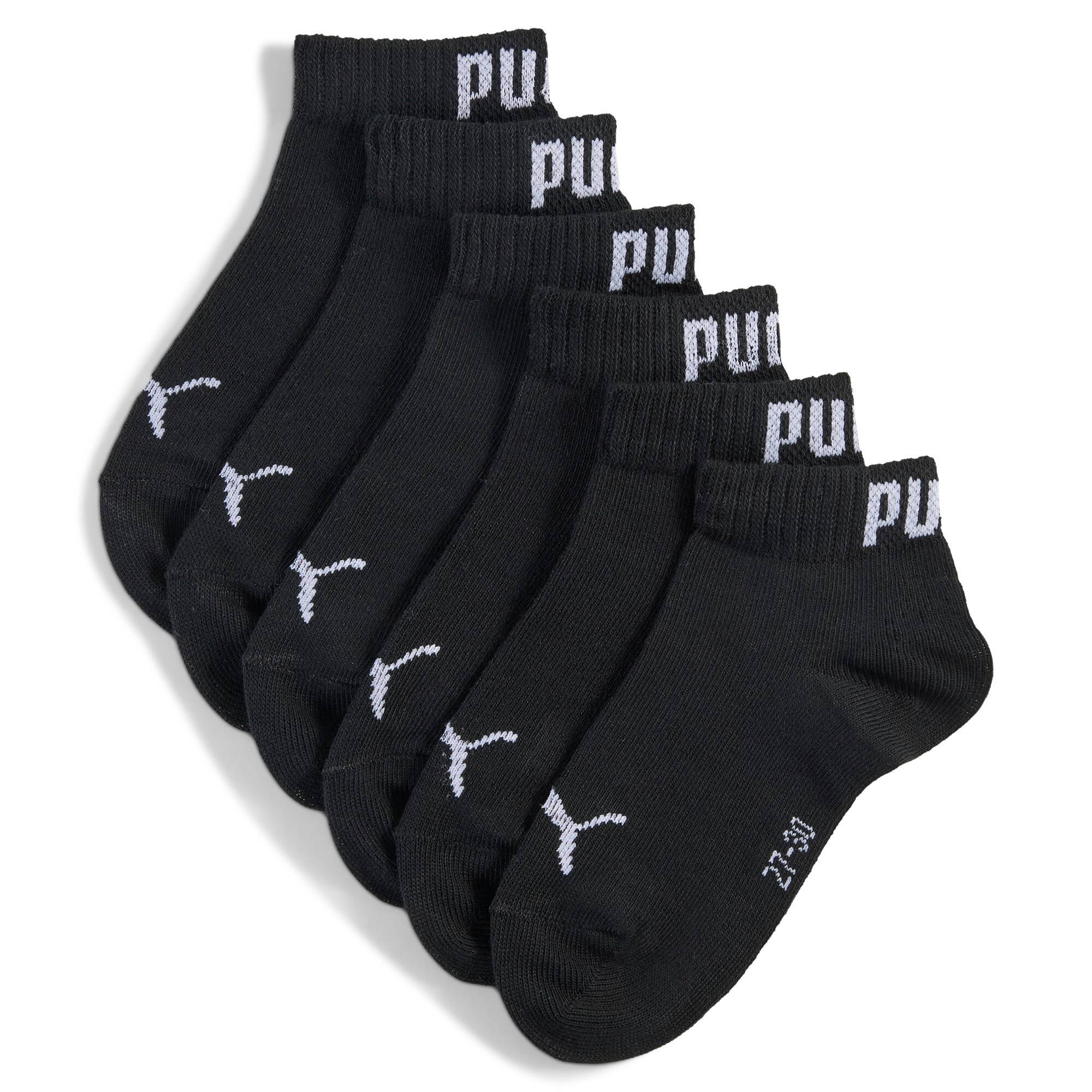 PUMA Quarter Socks Youth (3-pack), Shop, Black, 31-34