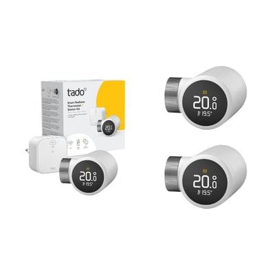 tado° X Smart Radiator Termostat, starter kit med 3 termostater