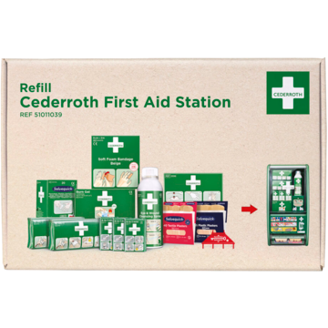 Refill till Cederroth Första Hjälpen-station