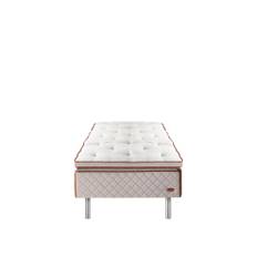 DUX - DUX 1001 90 x 200 cm Firm Dux Xupport - Runda Aluminium 23 cm - Sängar - Beige,Grå