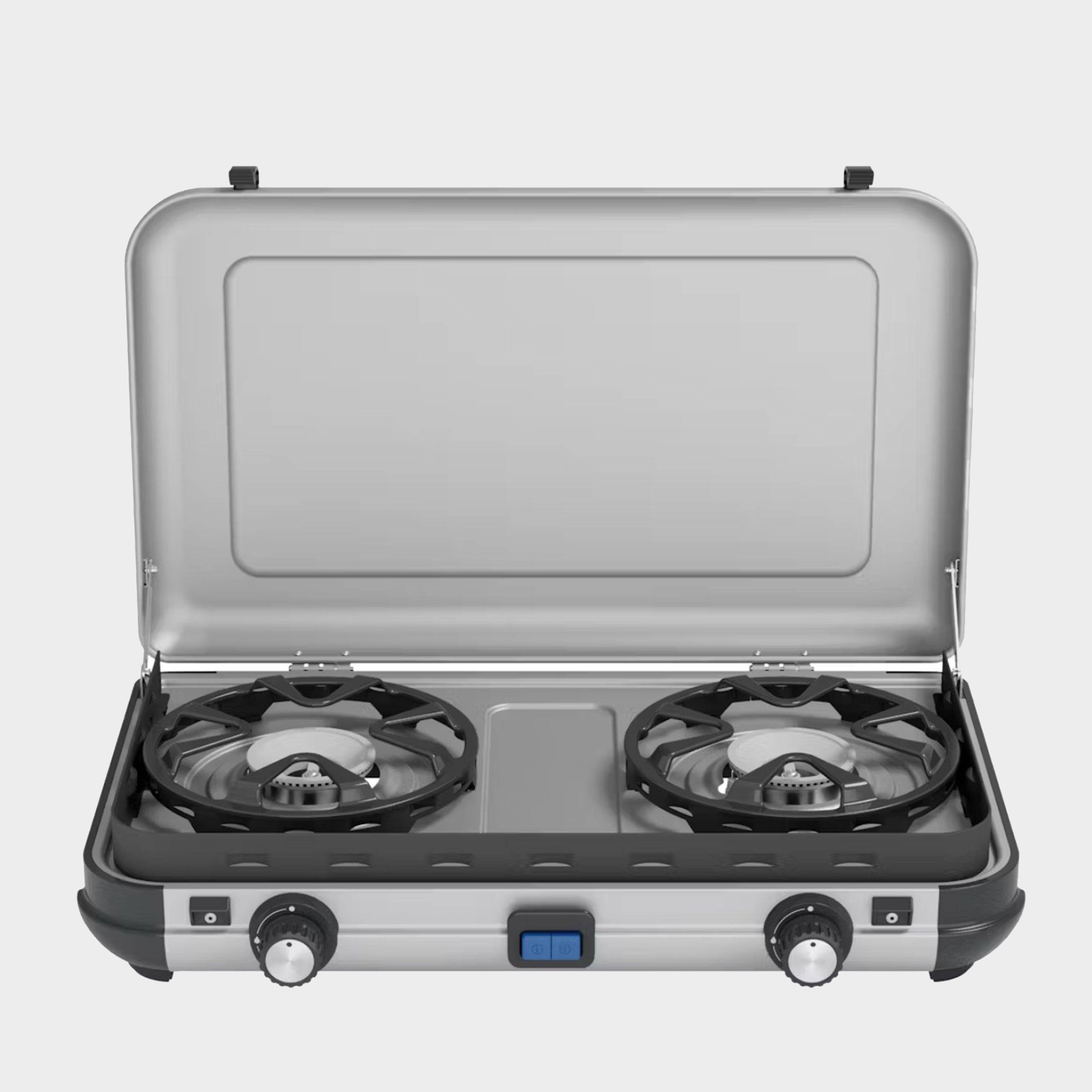Campingaz Camping Kitchen 2 Maxi Gas Stove, Silver