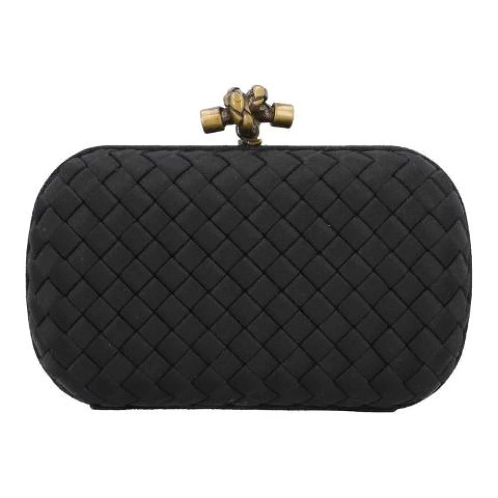 Bottega Veneta Vintage Pre-owned Satin clutches - Vintage - Dame - Sort - ONE SIZE - Satin