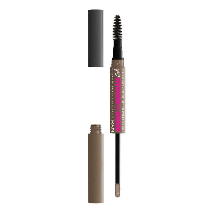 Eyebrow Gel - NYX PROFESSIONAL MAKEUP - Zero To Brow - Ash Brown Shade - Waterproof - 2 Day Lasting