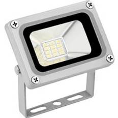 2 st mini 10w 12v refletor led strålkastare landskap utomhusbelysning lampa vattentät ip65 fyrkantiga trädgårdsspotlights strålkastare - Kall vit