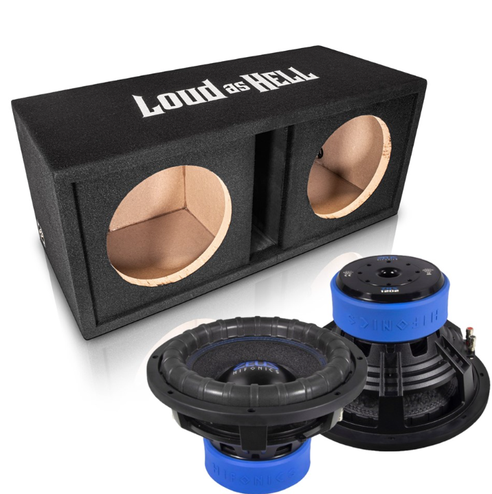 HiFonics ZEUS ZRX12 D2 – 2x12" LOUD AS HELL Baslåda