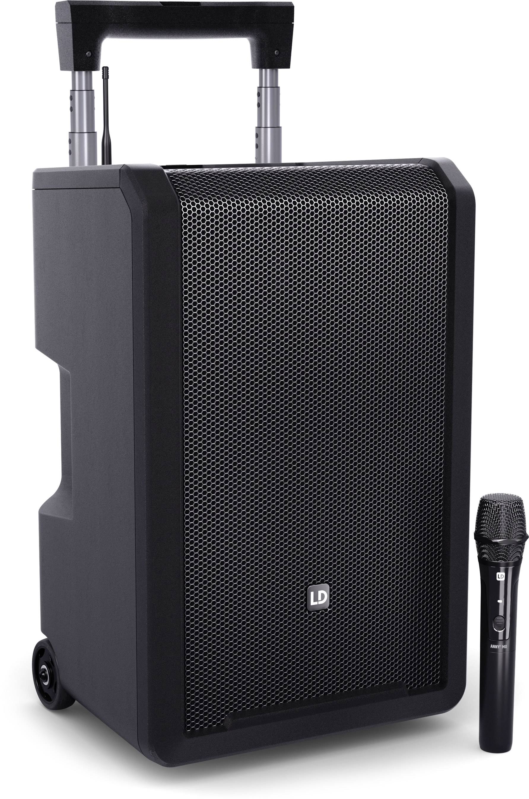 LD Systems ANNY® 10 HHD B5 - 10" Mobiler Bluetooth® PA-Lautsprecher mit Akku, Mixer