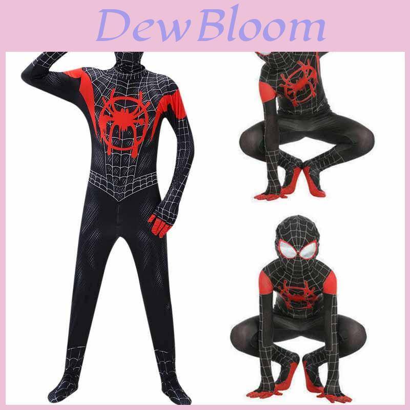 Högkvalitativ Spider-man Into The Spider-verse Cosplay-dräkt Med Perfekta Sömmar cm gray