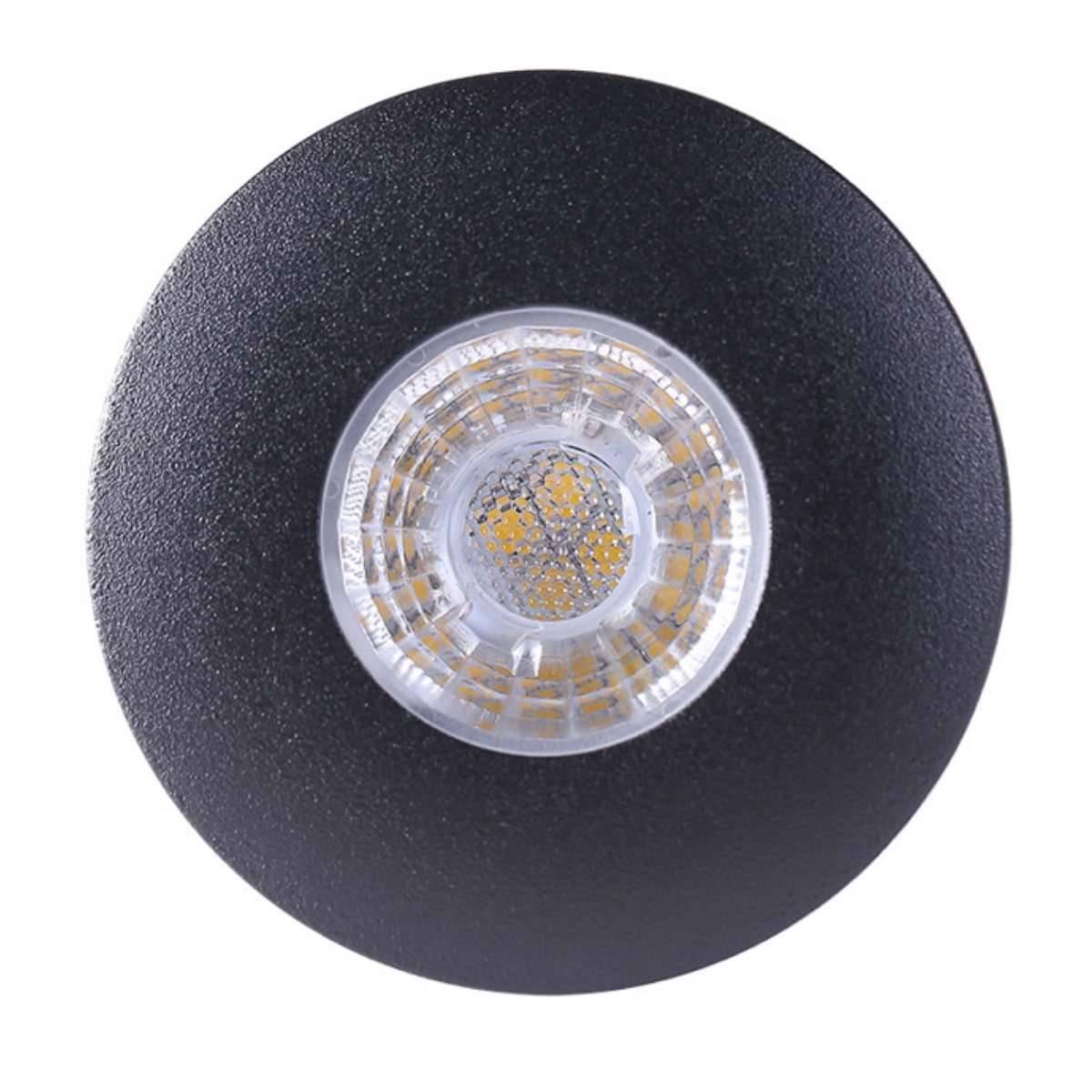 Sort LED Møbelspot 3Watt | 3000K | Ra97+