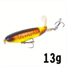 Topwater Fishing Lure Whopper Popper Artificial Bait Hard Plopper Soft Rotating Tail Fishing Tackle Fishing Bait