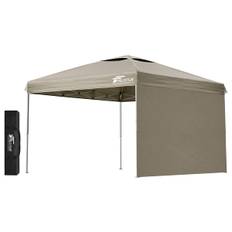 FIELDOOR Easy to tarp tent G03 Steel frame 1 side sheet set Polycotton Wind ventilation Highly water resistant assemble!! One-touch 3.0m [T/C Khaki]