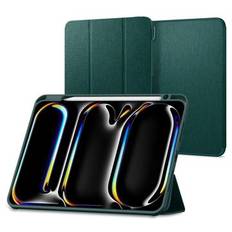 iPad Pro 11 (2024) Spigen Urban Fit Smart Folio Cover - Mørkegrøn