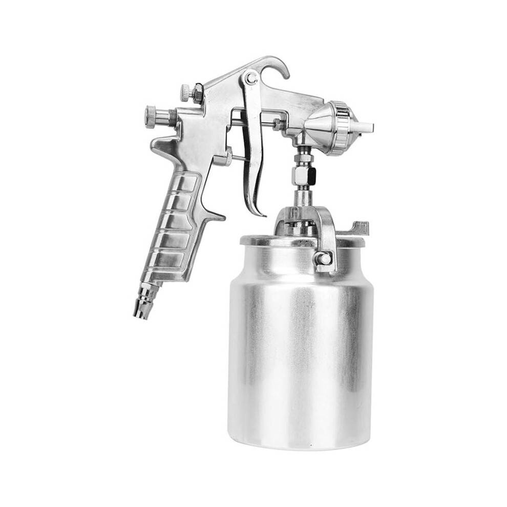 PQ-2 Pneumatic Paint Spray Gun, 1000ml Hand Held Paint Spraying Sprayer 2.0mm Nozzle Suction Type Adjustable Siphon Feed