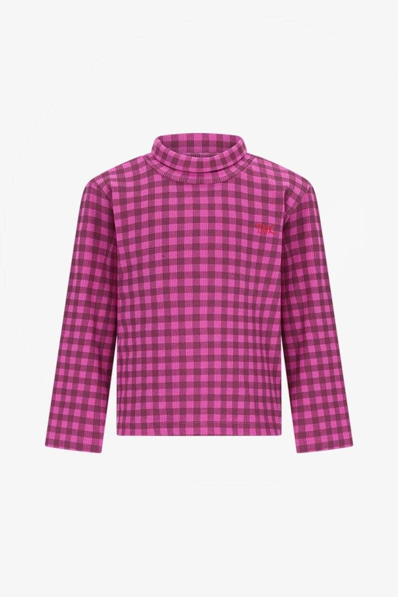 The New Chapter | Cody longsleeve | Pink Gingham - 110