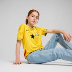 Puma Ghana 2025 Away Jersey Youth, Yellow, Size 13-14Y, Clothing - Black - 13-14Y