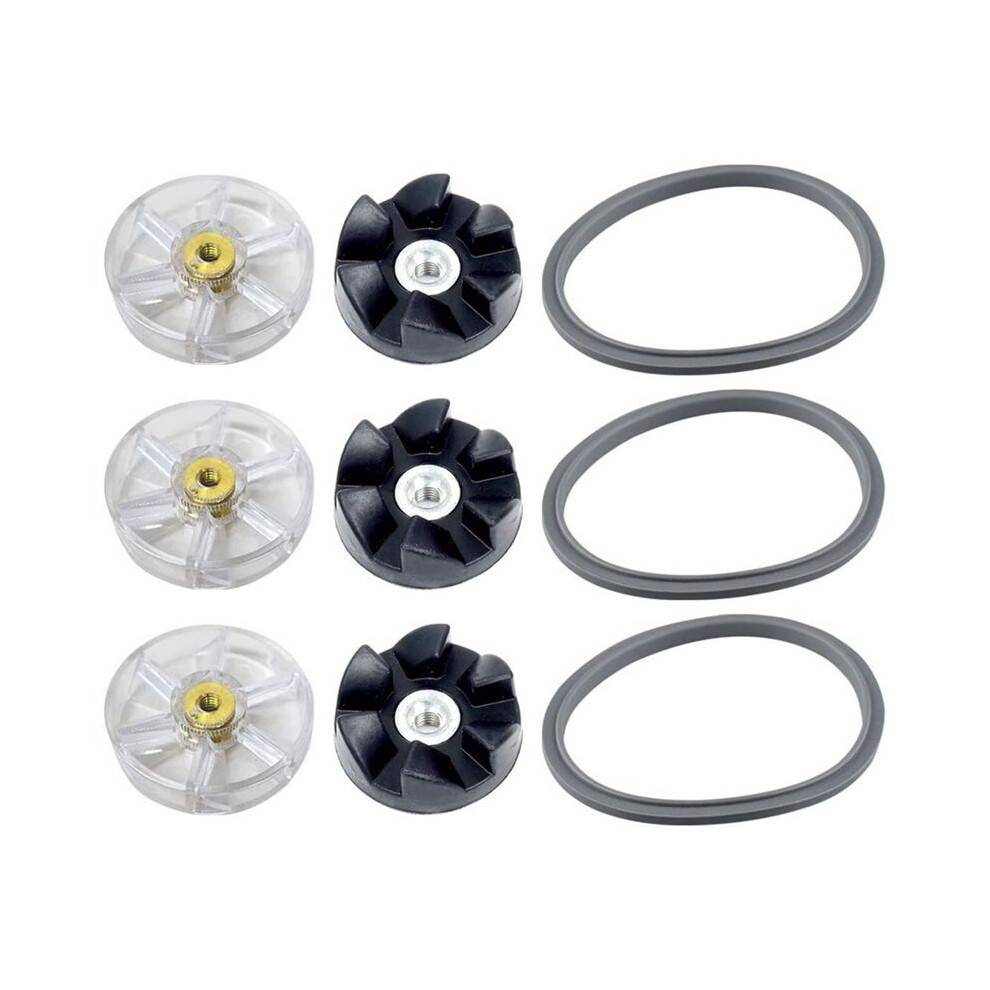 9Pcs Blender Replacement Set for Nutribullet 900W 600W Silicone Rubber Gaskets Seal O Ring Shock Pad Motor Top Gears