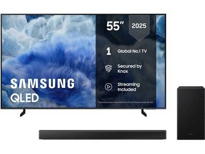 Samsung 55" Q8FA QLED 4K smart-TV (2025) + soundbar