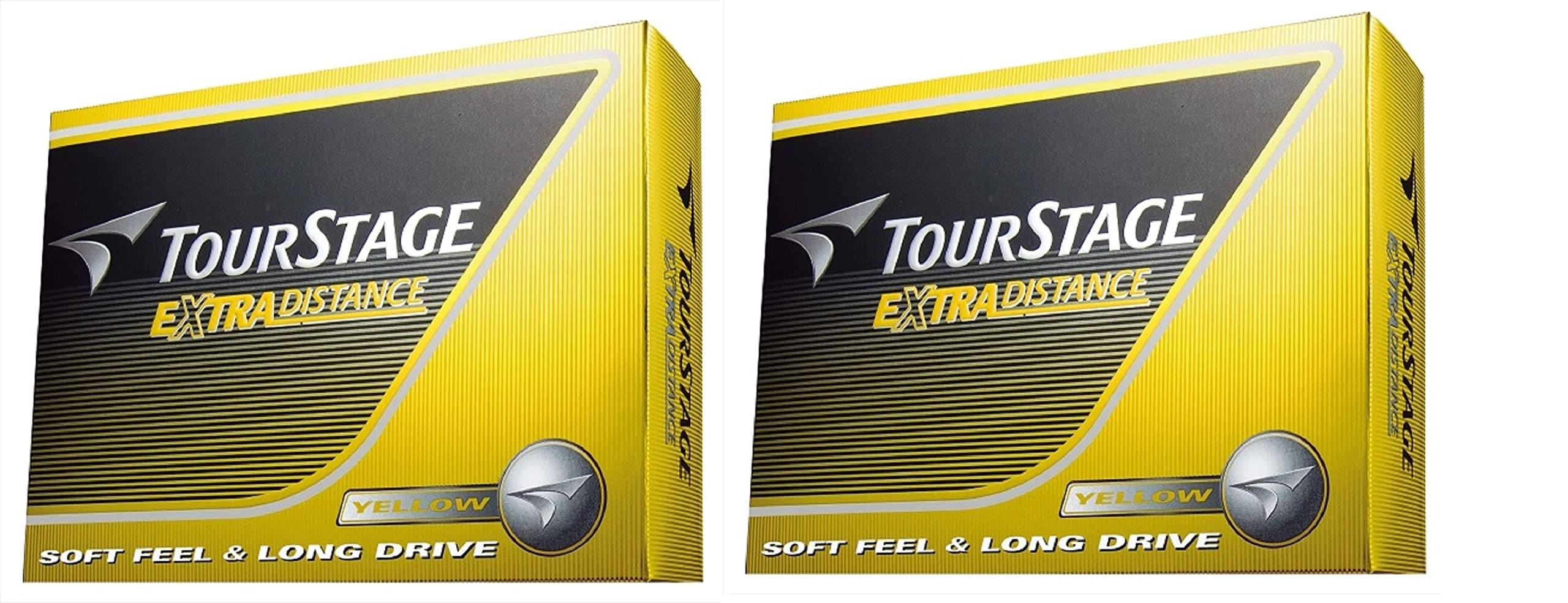 Bridgestone Golf Ball Tour Stage Extra Distance Yellow 2 Dozen Set (24 balls) gul