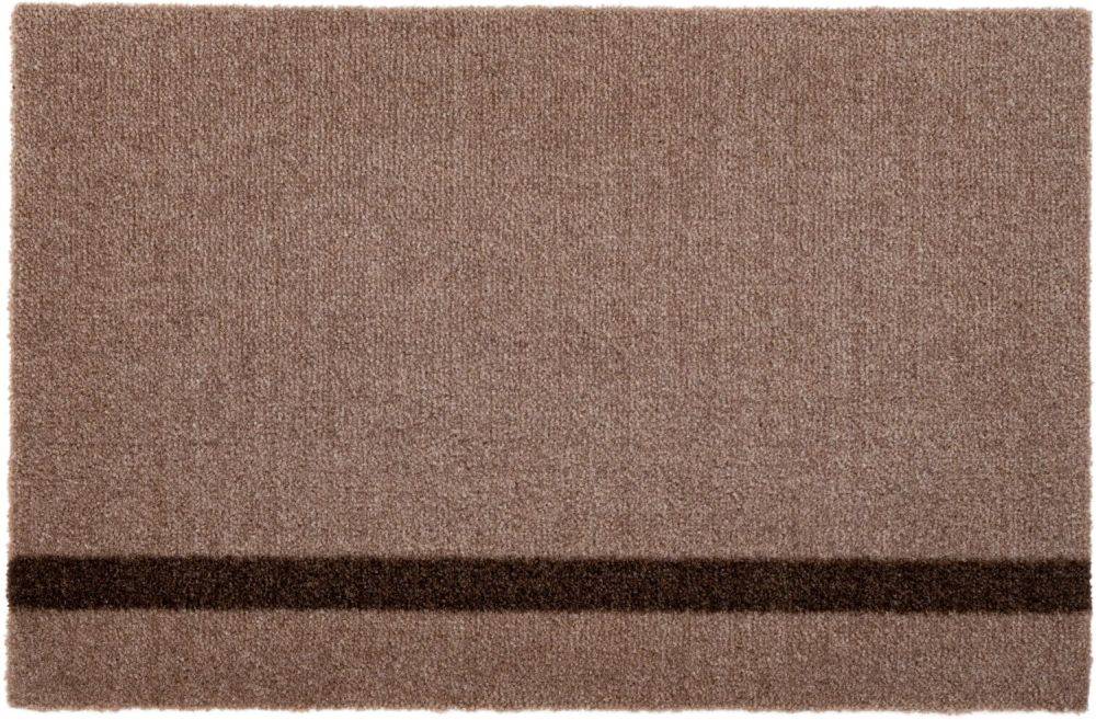 Tica Copenhagen Stripes Vertikal Gulvmåtte 40x60 cm, Sand/Brun
