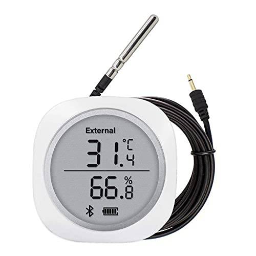 Inkbird Termometer/Hygrometer, Bluetooth-aktiverad datalogger, Digital termometer/hygrometer, Temperatur- och fukthantering via smartphone, Graf R