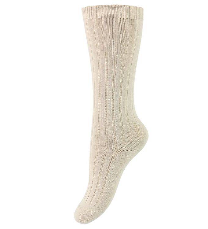 Condor Knæstrømper - Rib - Beige - Condor - 3-6 mdr - Strømper