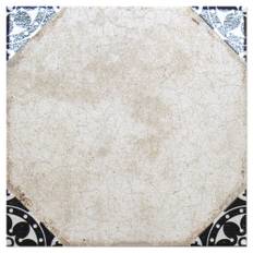 Klinker Veranda Vit-Svart Matt-Blank 23x23 cm