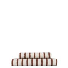 Høie Of Scandinavia Everyday Stripe Cotton Towel Beige