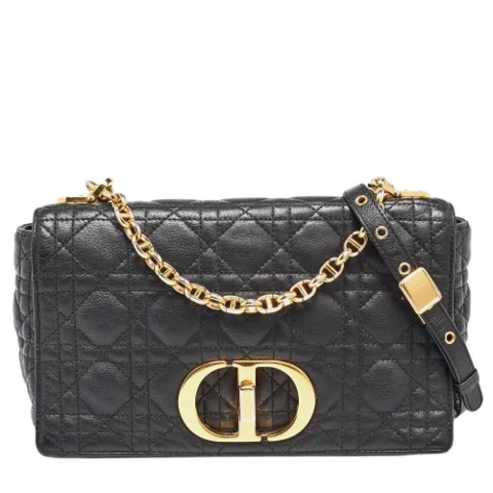 Dior Vintage Pre-owned Laeder dior-tasker - Vintage - Dame - Sort - ONE SIZE - Tyl