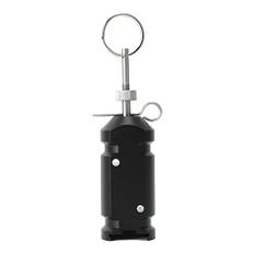 Sxhlseller Perimeter trip-larm, 4,5 V camping snubblande tråd larm enhet med 360 graders täckning, aluminiumlegering perimeter försvarsenhet för byggnader innergård, tidig varning säkerhetssystem