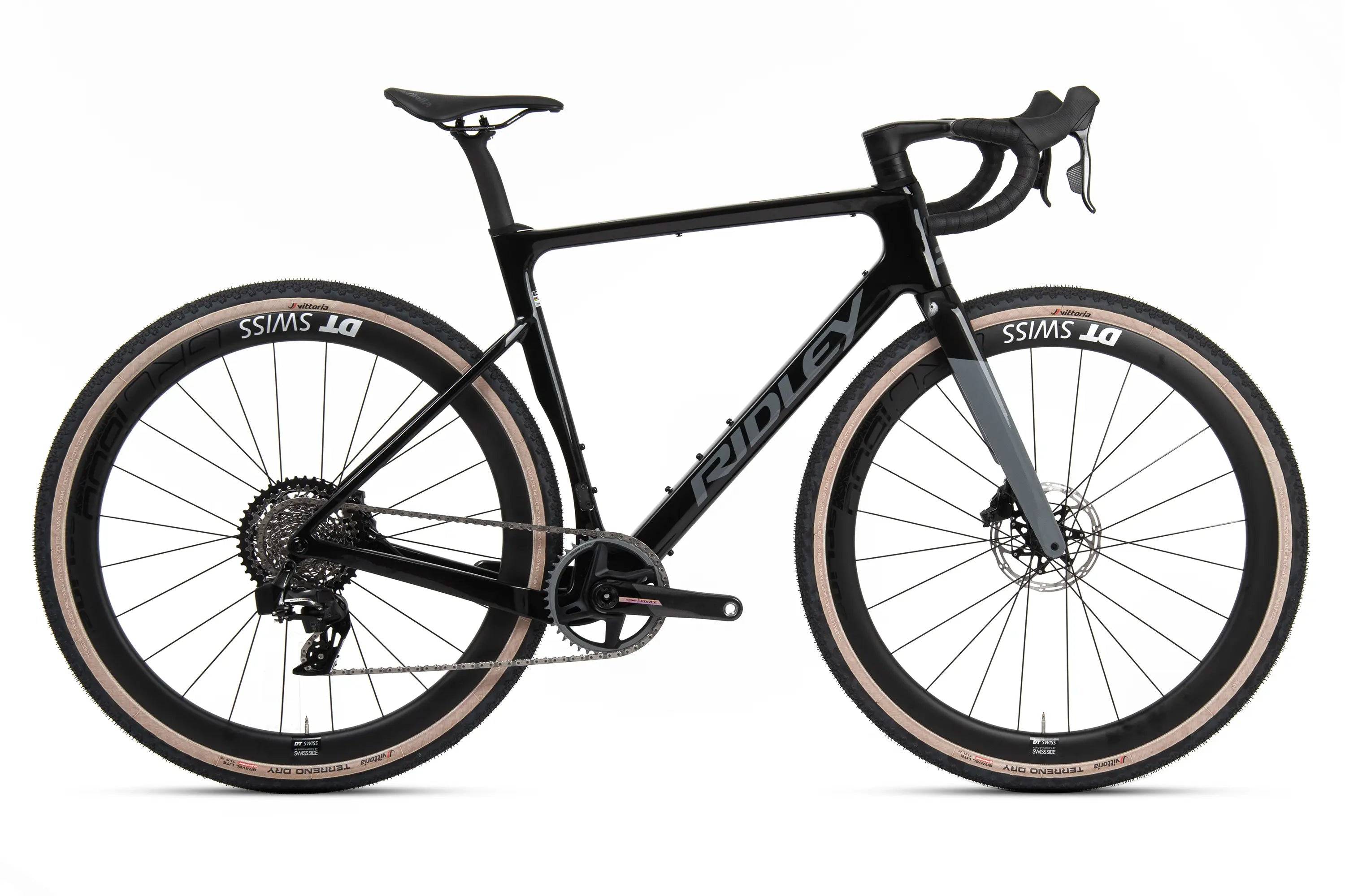 Ridley Astr RS 2024 - SRAM Force XPLR AXS 1x13sp - DT Swiss GRC 1600 SPLINE - 153 / m / black