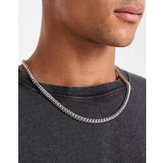 Lost Souls – Halsband med kantig pansarkedja i rostfritt stål på 5mm-Silver