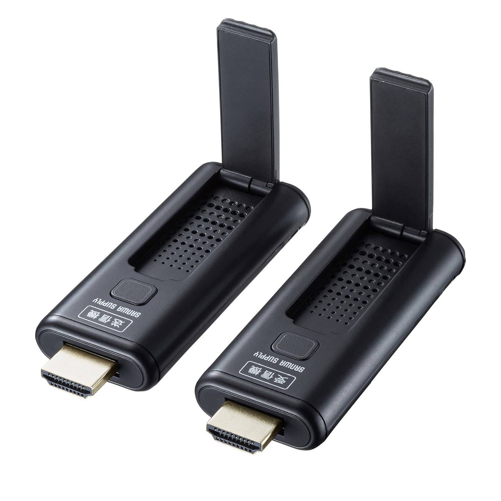 Sanwa Supply Wireless HDMI Extender VGA-EXWHD9