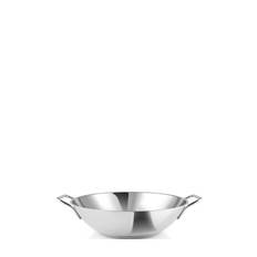 Stainless Steel Wok 5,0 L Ø32 Cm Home Kitchen Pots & Pans Woks Silver Eva Trio