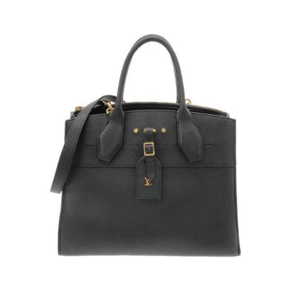 Louis Vuitton Vintage Pre-owned City Steamer Lædertaske - Vintage - Dame - Sort - ONE SIZE - Læder