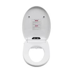 Elektronisk smart dusch WC bidé toalettsits med självrengörande och uppvärmd sits nattlampa intelligent display för toaletter med en längd på 40 – 60 cm