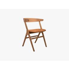 No 9 Chair i Eg Olie / Cognac Anilinlæder | Sibast Furniture