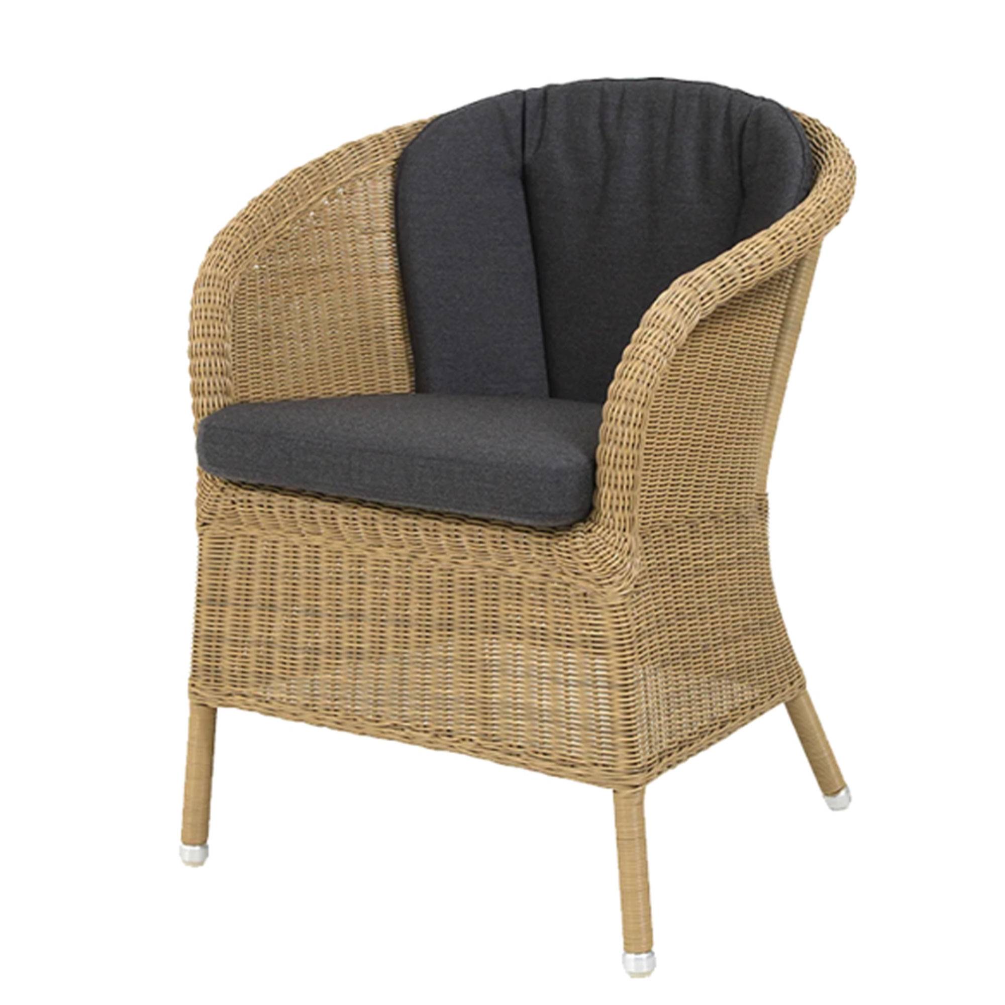 Derby Stol Cane-line Weave, Natural Sæde/Ryg - Black, Natté.