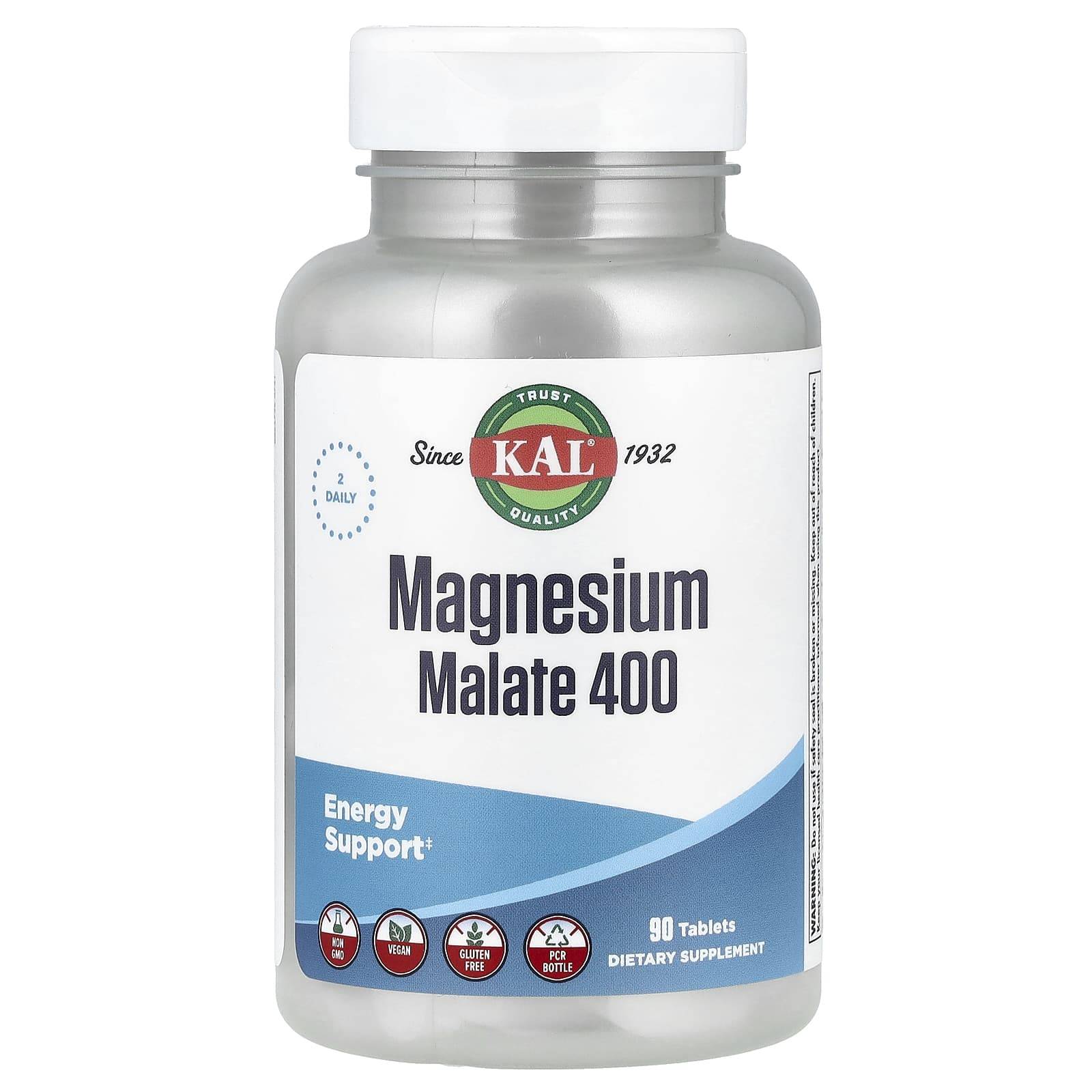 Magnesium Malate 400, 90 Tablets
