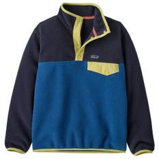 Patagonia Boy's Lightweight Synchilla Snap-T Pullover Fleecesweatere Børn størrelse M farve blå