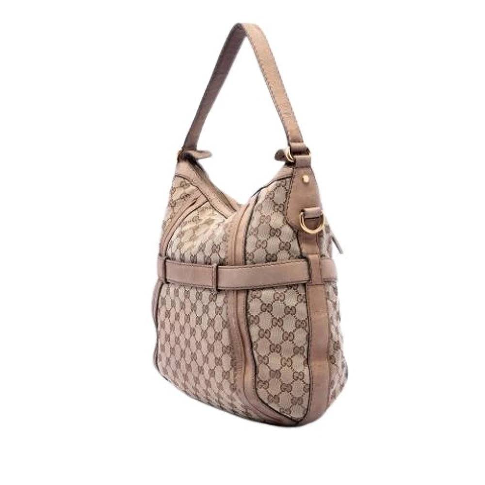 Gucci Vintage - Pre-owned Vintage Canvas Satchel Vintage - Dam - ONE Size - Läder