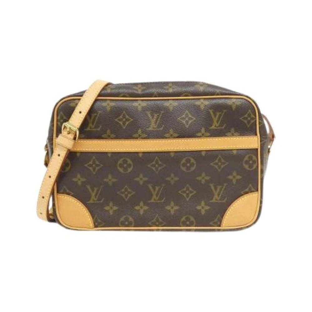 Louis Vuitton Vintage Pre-owned Monogram Trocadero Skuldertaske - Vintage - Herre - Brun - ONE SIZE - Uld