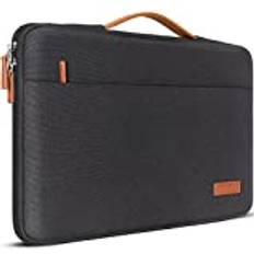 DOMISO 11–11,6 tum vattentätt laptopfodral notebook-fodral skyddsfodral för 11,6 tum MacBook Air/12,9 tum iPad Pro 2018/12,3 tum Microsoft Surface Pro 6,4,/12 tum Samsung Galaxy Book 2, svart