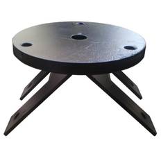 Hörnfäste svart metall - Stallampa & gårdslampa