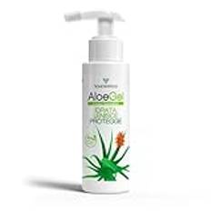 Vonderweid AloeGel Ren Aloe Vera Gel + Aloe Arborescens Gel | Lugnande fuktgivande och skyddande gel från italienska aloe växter, opastöriserad, ren aloegel, 100 ml