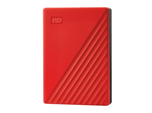 "Western Digital My Passport, 4 TB, 3.2 Gen 1 (3.1 Gen 1), Red"