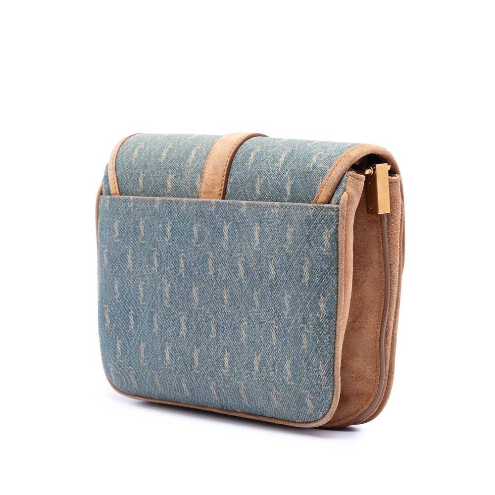 Yves Saint Laurent Vintage Yves Saint Laurent Crossbody Bag L 19cm x W 22cm x D 2.50cm - Crossbody Tasker Denim hos Magasin.