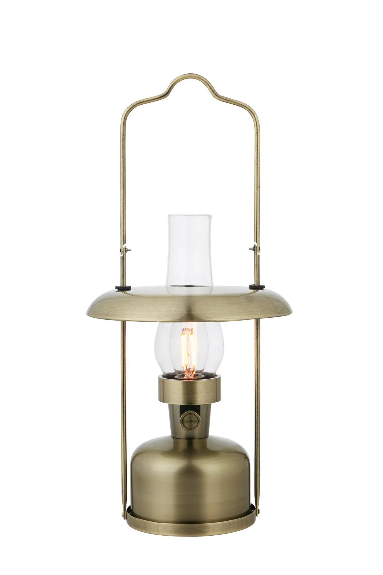 Fanos Uppladdningsbar Bordslampa Mässing