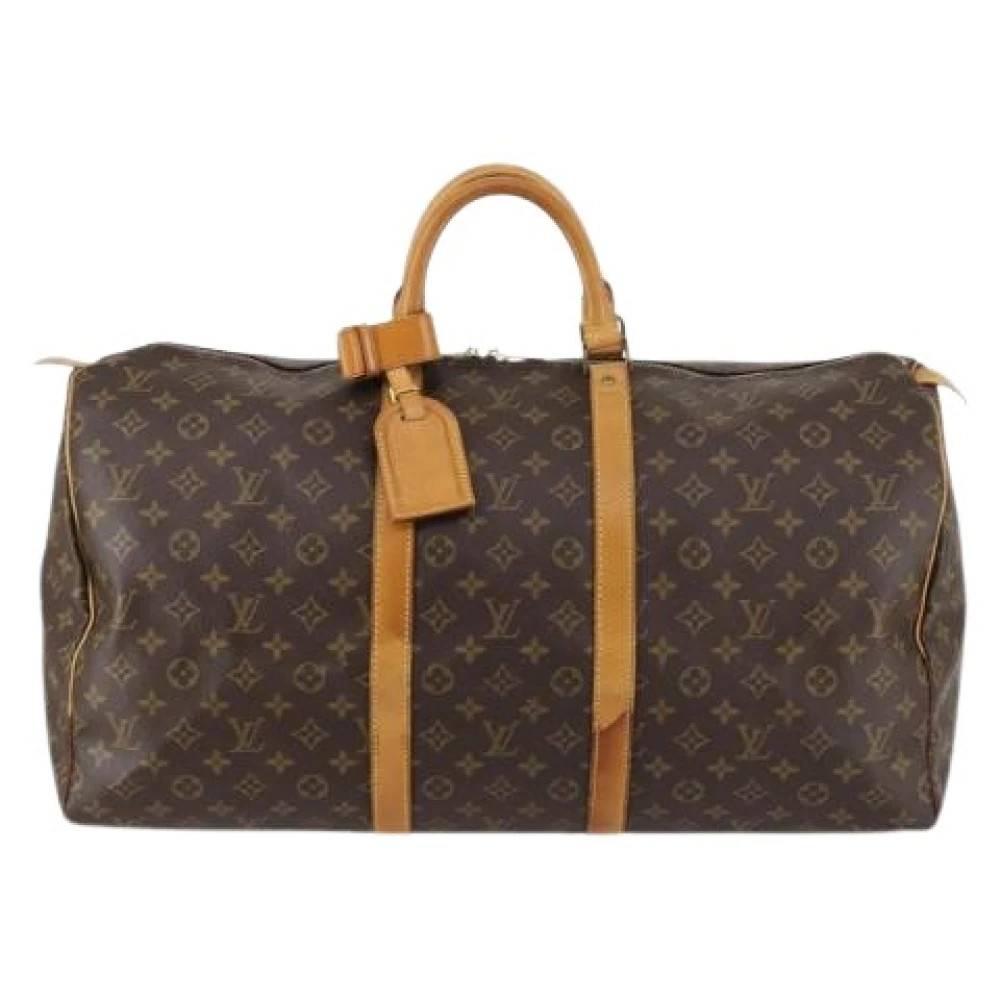 Louis Vuitton Vintage Pre-owned Canvas Weekend Bag - Vintage - unisex - Brun - ONE SIZE - Tyl