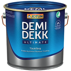 Jotun - Svenskrød 0025 Demidekk Ultimate Dækkende Træbeskyttelse 4,5 Liter