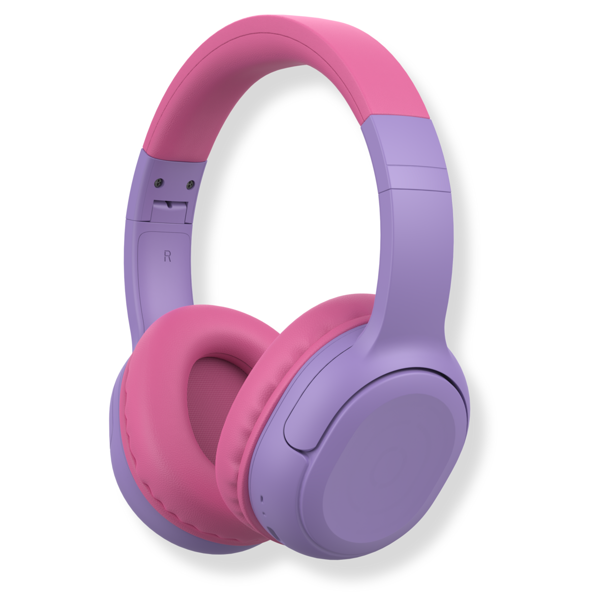Exibel BHX1 Barnhörlurar over-ear med klistermärken, Rosa