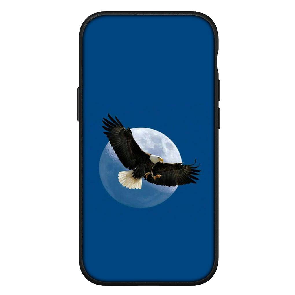 for Samsung Galaxy S25 S24 S23 S22 S21 S20 Ultra FE Plus A17 A37 A57 A56 A55 A06 A16 A15 A36 A26 A35 A05 A25 A54 A34 Phone Case Bird Bald Eagle Cover for Xiaomi Poco F7 ecru